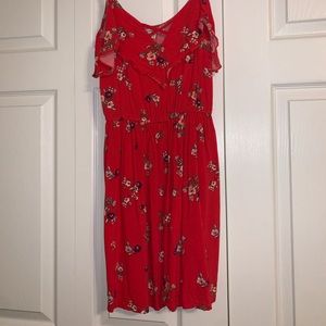 Charlotte Ruse Red Floral dress